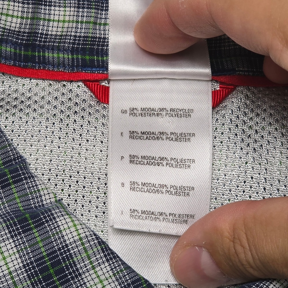 The North Face Mens Plaid Short Sleeve‎ Button Up Shirt Large Camp Hiking - Picture 7 of 15